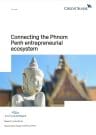 Thumbnail screenshot of the cover page of the report "Connecting the Phnom Penh entrepreneurial ecosystem"